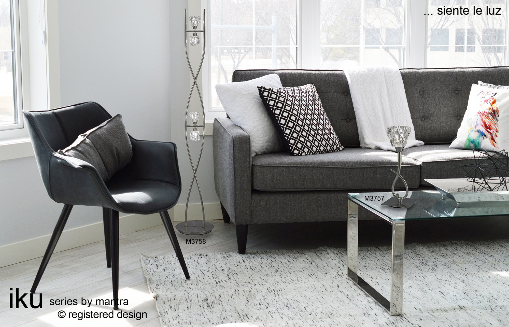 Iku Table Lamps Mantra Armed Table Lamps